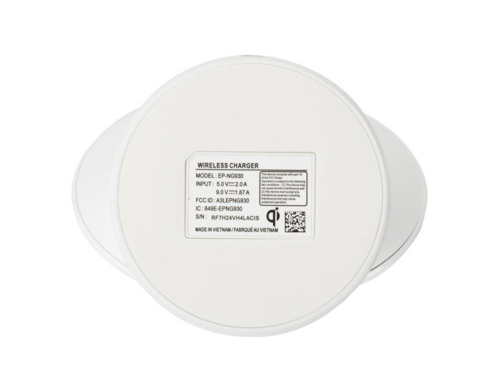 Беспроводная зарядка Fast Charge EP-PN930 (5V,9V,2A) (Белый / White)