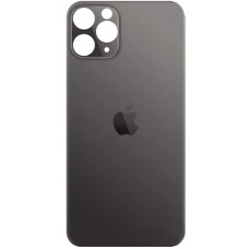 Задняя панель корпуса для iPhone 11 Pro Max, Space Grey (Big Hole) (Класс C)