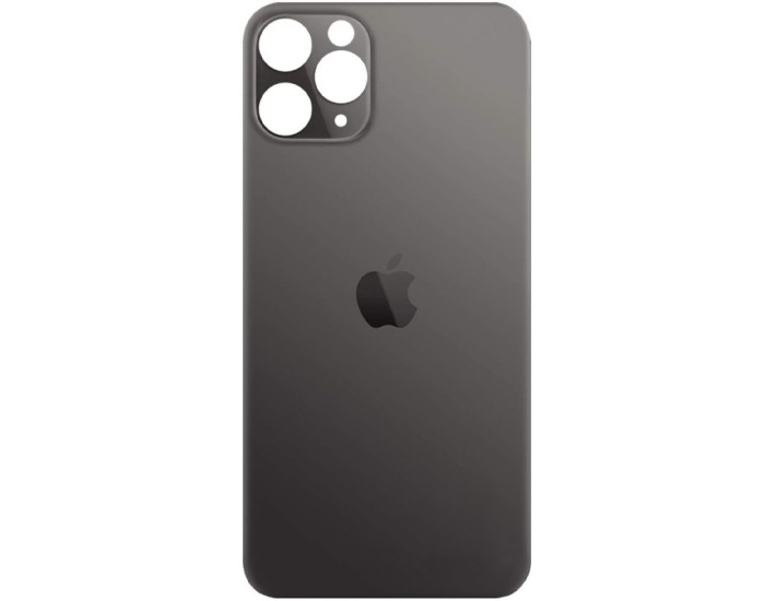 Задняя панель корпуса для iPhone 11 Pro Max, Space Grey (Big Hole)