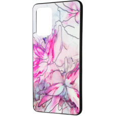 Чехол-силикон Marble Case Xiaomi Poco F3, Grey