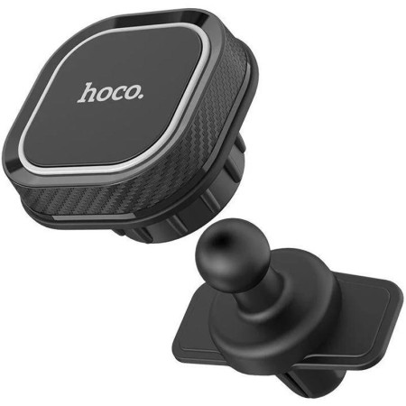 Автодержатель магнитный в дефлектор Hoco CA52 Magnetic, (Черный / Black)
