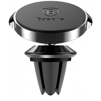 Автотримач магнітний в дефлектор Baseus Small Ears Series Magnetic Suction Bracket (SUER-A01) (Чорний / Black)