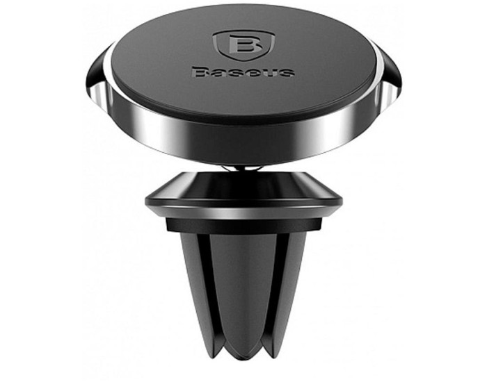 Автодержатель магнитный в дефлектор Baseus Small Ears Series Magnetic Suction Bracket (SUER-A01) (Черный / Black)
