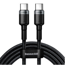 Кабель USB Baseus Cafule PD2.0 100W Type-C Type-C cable (20V 5A) (Gray+Black) (CATKLF-ALG1) (2m)