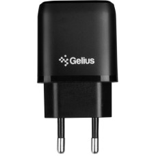 Мережеве зарядний пристрій Gelius Pro X-Duo (GP-HC014) (USB+Type-C) (QC3.0/PD20W) (Чорний  Black)