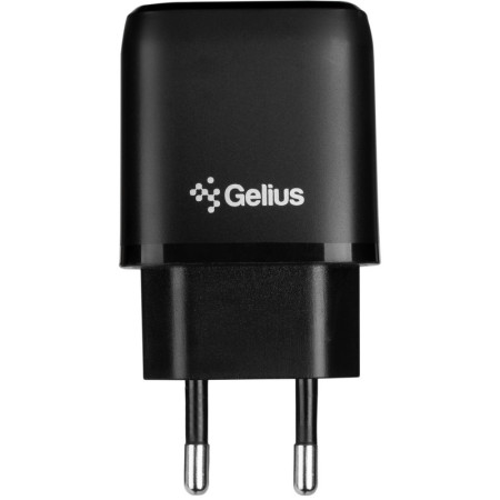 Сетевое зарядное устройство Gelius Pro X-Duo (GP-HC014) (USB+Type-C) (QC3.0/PD20W) (Черный \ Black)
