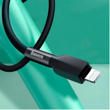 Кабель USB Baseus Silica USB to Lightning (1m) Black (CALGJ-01)