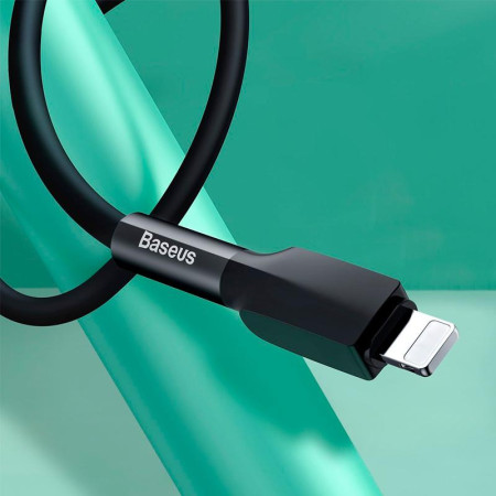 Кабель USB Baseus Silica Lightning (CALGJ-01) Black 1m