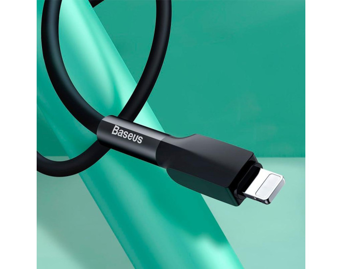 Кабель USB Baseus Silica USB to Lightning (1m) Black (CALGJ-01)
