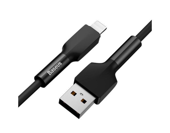 Кабель USB Baseus Silica USB to Lightning (1m) Black (CALGJ-01)