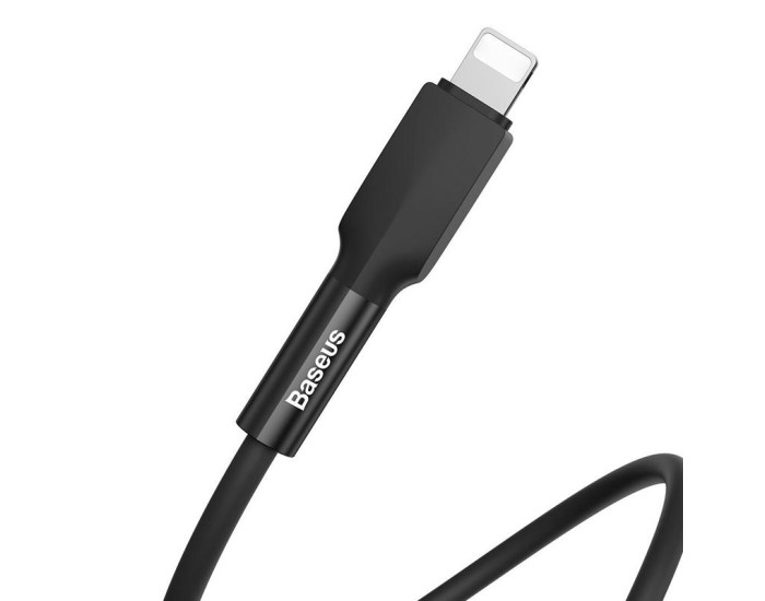 Кабель USB Baseus Silica USB to Lightning (1m) Black (CALGJ-01)