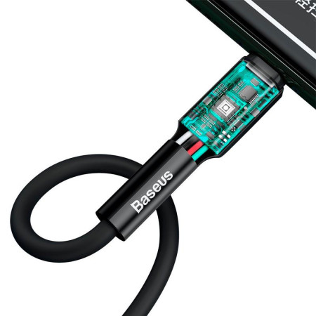 Кабель USB Baseus Silica Lightning (CALGJ-01) Black 1m