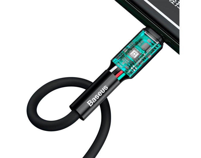 Кабель USB Baseus Silica USB to Lightning (1m) Black (CALGJ-01)