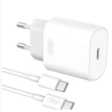 Сетевое зарядное устройство XO L91 (25W) fast Charger с кабелем TYPE-C. White
