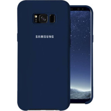 Чехол-силикон оригинал Soft Matte Samsung G955 S8 Plus Dark Blue