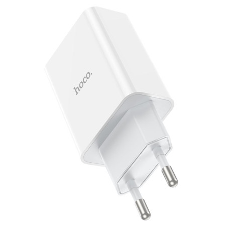 Сетевое зарядное устройство Hoco C99A (1USB + 2Type-C) (PD20W+QC3.0) Белый