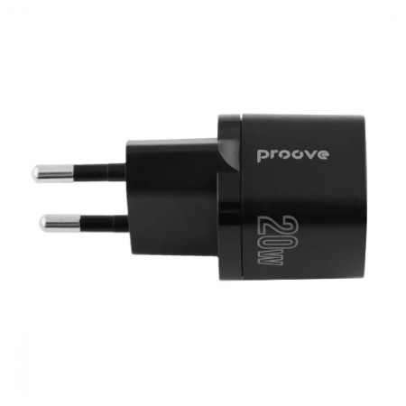 Сетевое зарядное устройство Proove Silicone Power 20W (Type-C) (Черный \ Black)