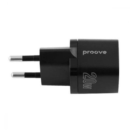 Сетевое зарядное устройство Proove Silicone Power 20W (Type-C) (Черный \ Black)