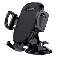 Автотримач для телефон Borofone (BH37) Route Push Type Suction Cup Black
