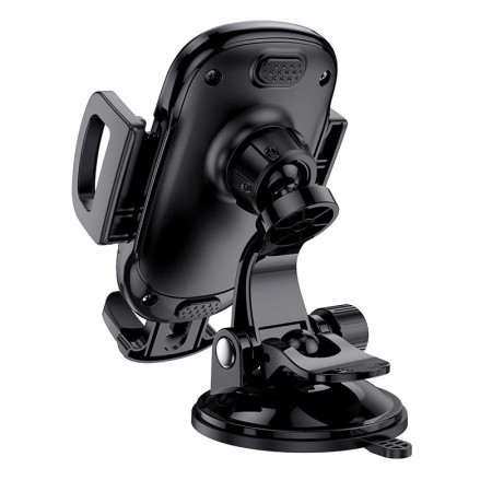 Автодержатель для телефона Borofone (BH37) Route Push Type Suction Cup Black