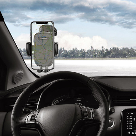 Автодержатель для телефона Borofone (BH37) Route Push Type Suction Cup Black