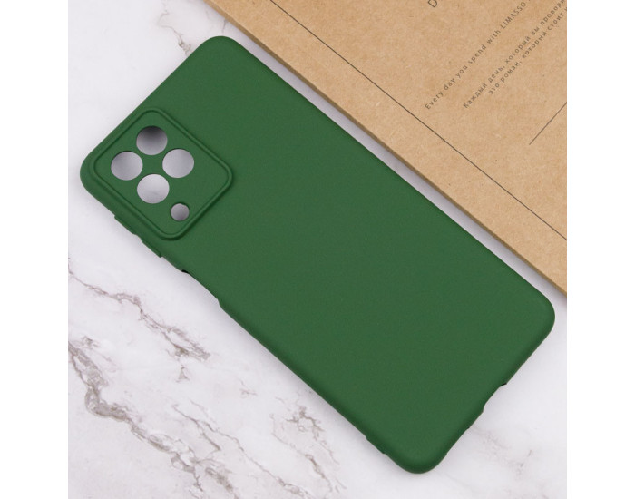 Чохол-силікон Cover Lakshmi Full Camera Samsung M53 5G (Зелений / Dark green)