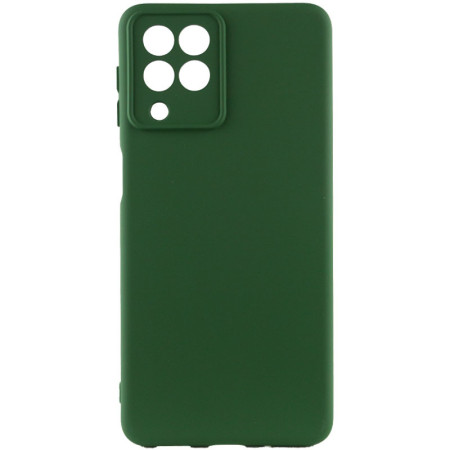 Чехол-силикон Cover Lakshmi Full Camera Samsung M53 5G (Зеленый / Dark green) (Класс А)
