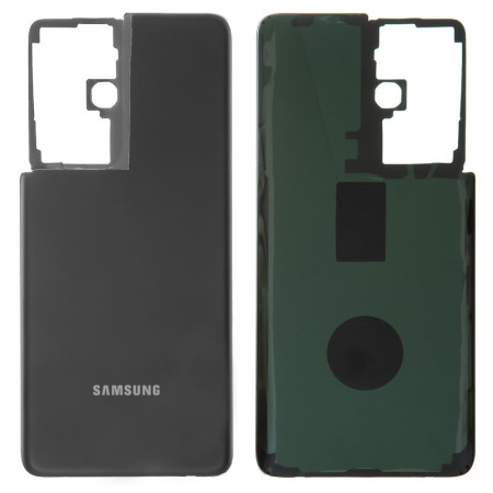 Задняя панель корпуса для Samsung G998, S21 Ultra, черный