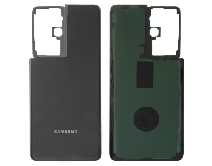 Задняя панель корпуса для Samsung G998, S21 Ultra, черный