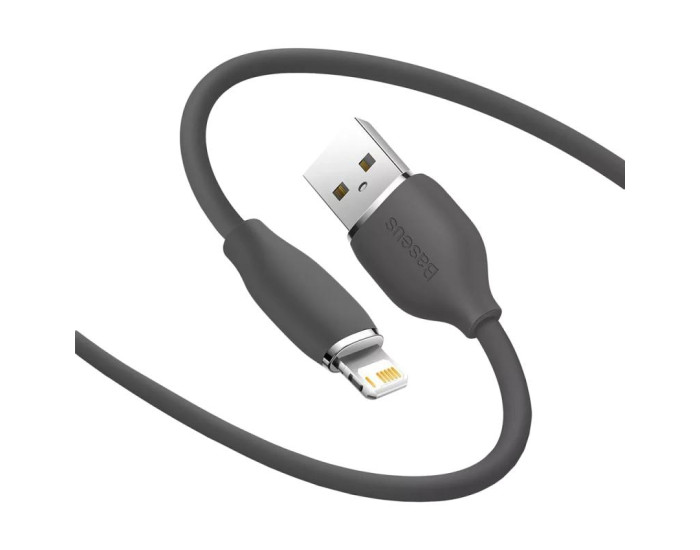 Кабель USB Baseus Jelly Liquid Silica Gel Fast Charging USB to Lightning (2.4A/1.2m) Black (CAGD000001)