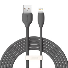 Кабель USB Baseus Jelly Liquid Silica Gel Fast Charging USB to (2.4A/1.2m) (CAGD000001) Black