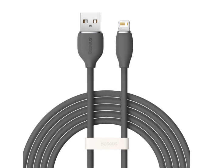 Кабель USB Baseus Jelly Liquid Silica Gel Fast Charging USB to Lightning (2.4A/1.2m) Black (CAGD000001)