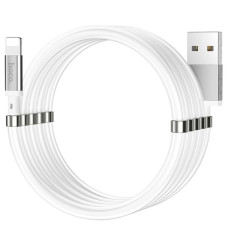 Кабель Hoco U91 Magic Magnetic Lightning (1m) (Білий / White)