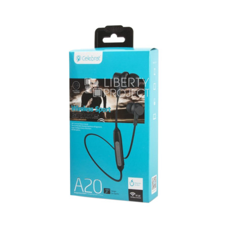 Бездротові навушники Bluetooth Celebrat A20 Black
