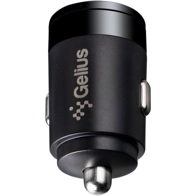 Автомобильное зарядное устройство Gelius Pro Inch Twix (GP-CC010 USB+Type-C QC/PD)(30 Watt) Black