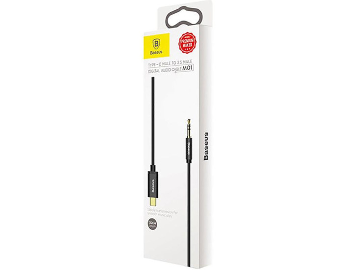 Переходник AUX Baseus Yiven Type-C to 3.5mm (CAM01-01) черный