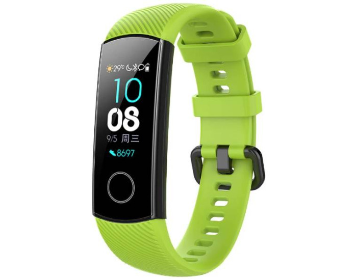 Ремешок для Honor Band 4/5 Silicone Carbon, Green