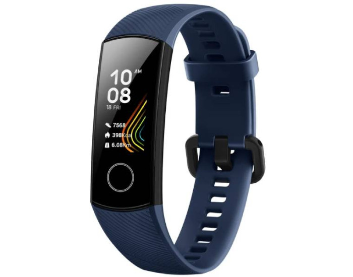 Ремінець для Honor Band 4/5 Silicone Carbon, blue