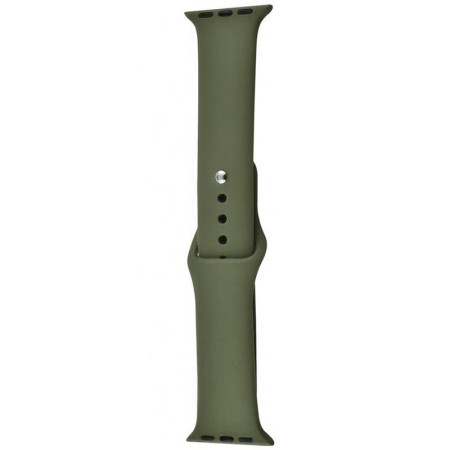 Силиконовый ремешок для Apple Watch Series 38/40 mm (Зеленый / Olive Green)