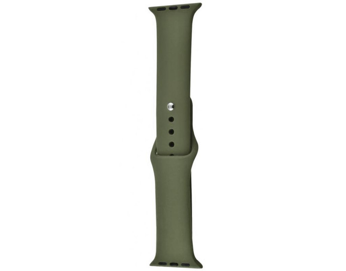 Силиконовый ремешок для Apple Watch Series 38/40 mm (Зеленый / Olive Green)