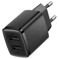 Мережеве зарядний пристрій Baseus Compact Charger 10.5W (CCXJ01) (Чорний  Black)