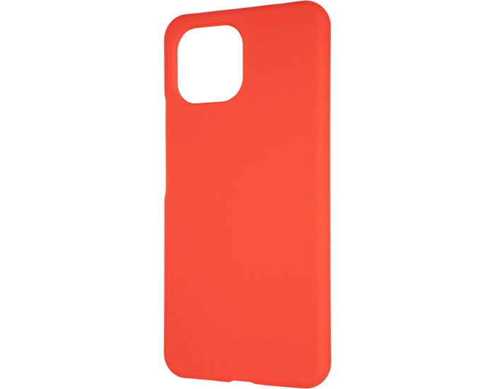Чехол-силикон оригинал 99% Soft Matte Xiaomi Mi11 Lite, Red