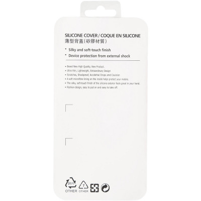 Чохол-силікон оригінал 99% Soft Matte Xiaomi Mi11 Lite, Red