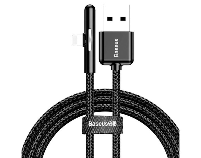 Кабель USB Baseus Iridescent Lamp Mobile Game USB to Lightning (1m) Black (CAL7C-A01)