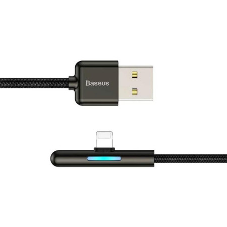 Кабель USB Baseus Iridescent Lamp Mobile Game iPhone X (CAL7C-A01) (1m) (черный \ Black)