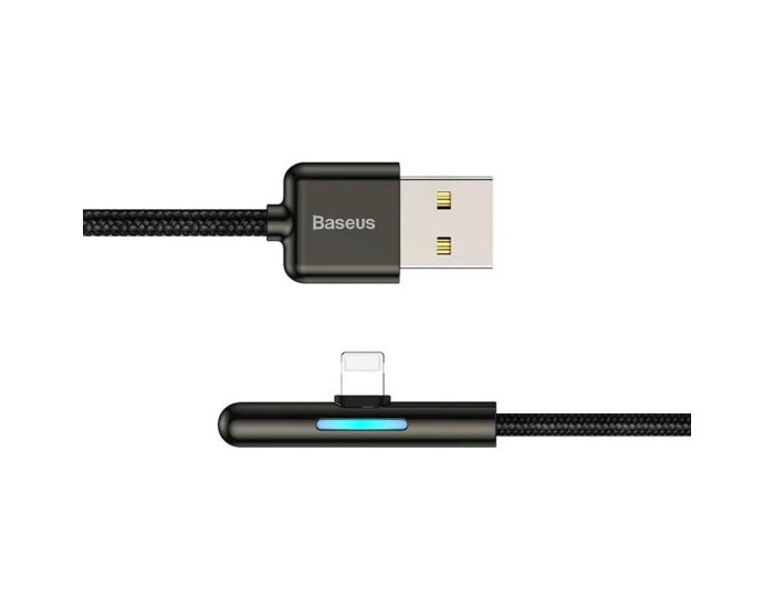 Кабель USB Baseus Iridescent Lamp Mobile Game USB to Lightning (1m) Black (CAL7C-A01)