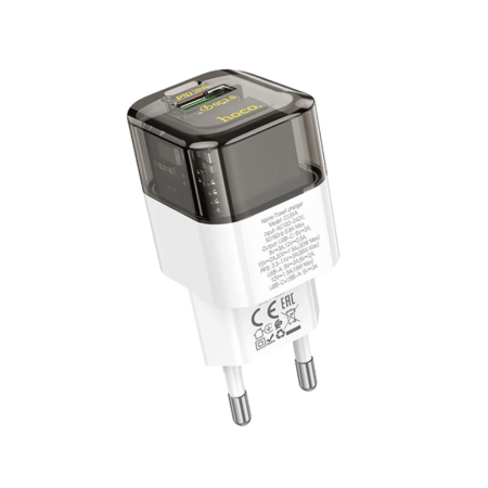 Сетевое зарядное устройство Hoco C131A Platium (PD30W/QC3.0) Black