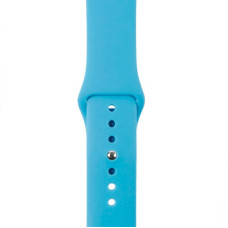 Силиконовый ремешок для Apple Watch Series 38/40 mm (Голубой / Blue)