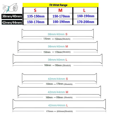 Ремінець для Apple Watch Braided Solo Loop Band Series 42/44 mm (S Size) (Синій / Dark Blue)
