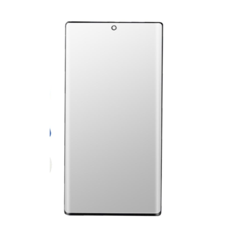 Стекло фронтальное Samsung N975 Note 10 Plus  N976 с олеофобным покрытием,черное, Оригинал